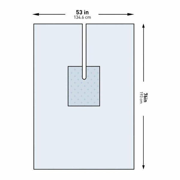 Mckesson Sterile Orthopedic U-Drape, 53 x 76 Inch, 26PK 183-I80-09135G-S